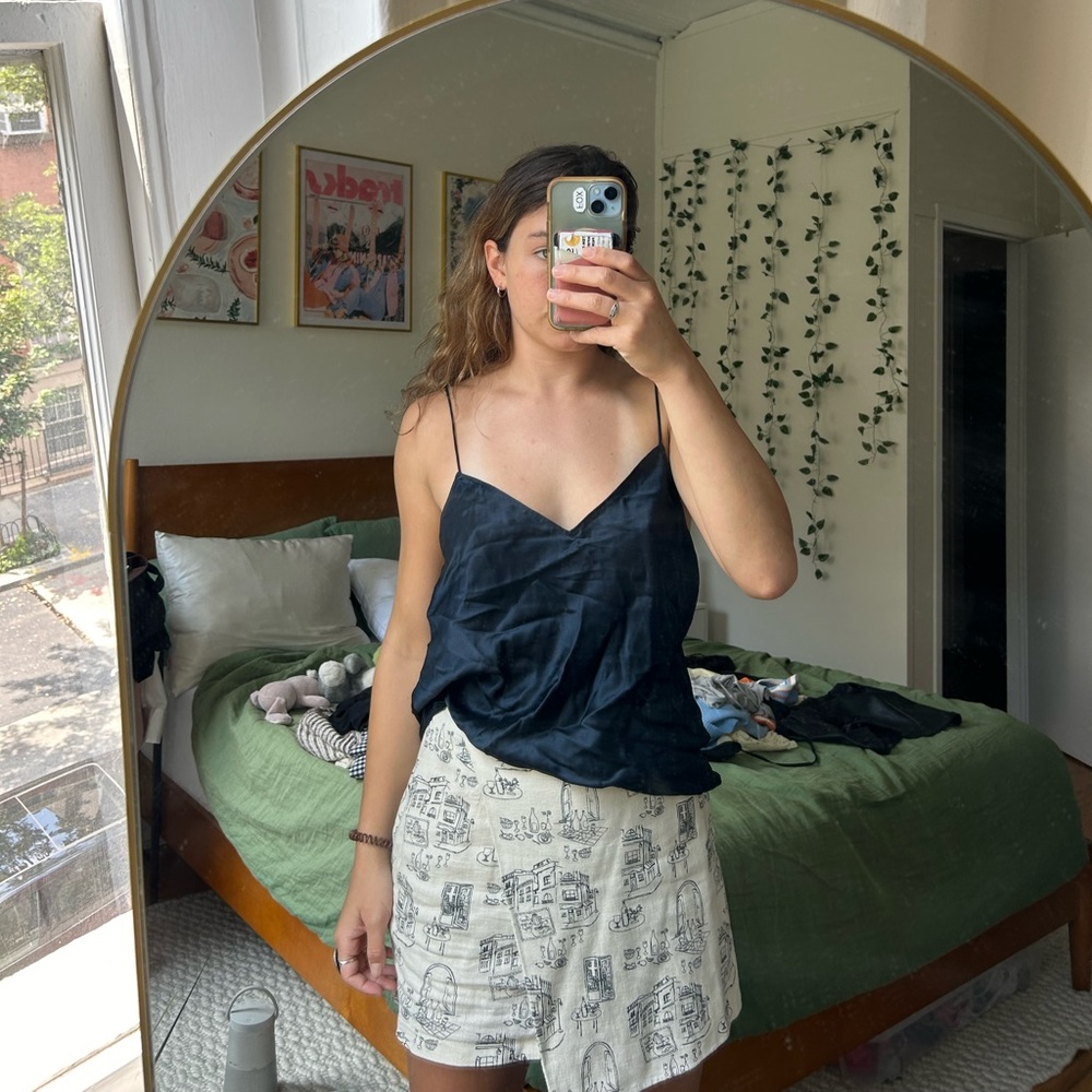 Paige Silk Blue camisole top